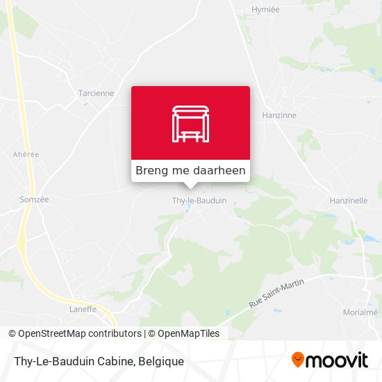 Thy-Le-Bauduin Cabine kaart