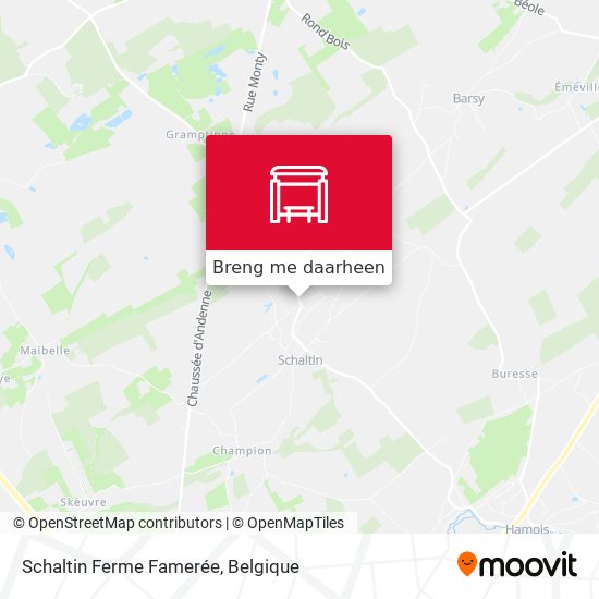 Schaltin Ferme Famerée kaart
