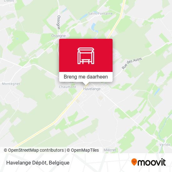 Havelange Dépôt kaart