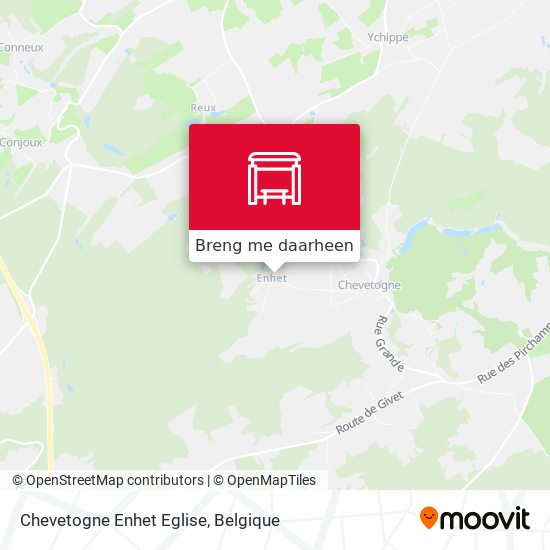 Chevetogne Enhet Eglise kaart