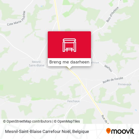 Mesnil-Saint-Blaise Carrefour Noël kaart