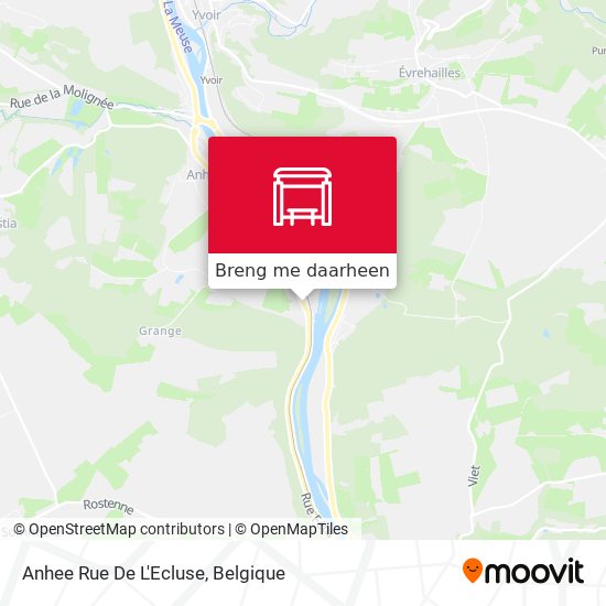 Anhee Rue De L'Ecluse kaart