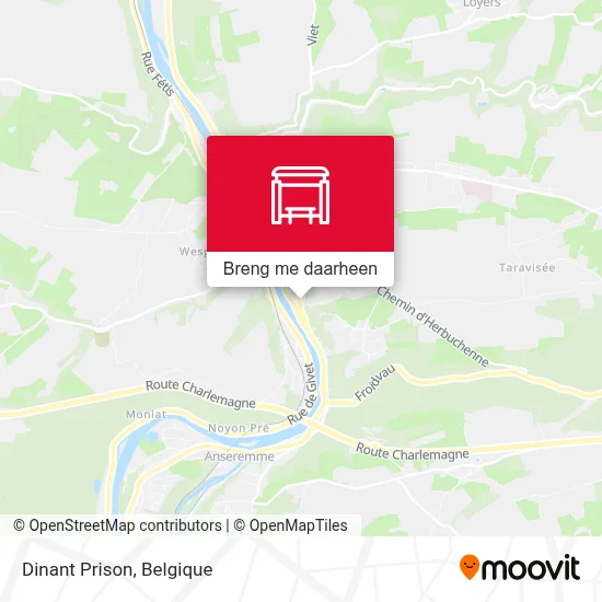 Dinant Prison kaart