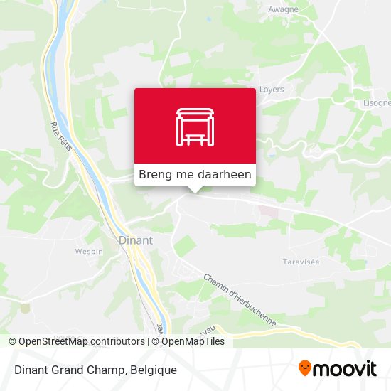 Dinant Grand Champ kaart