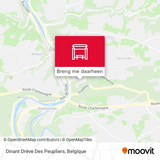 Dinant Drève Des Peupliers kaart
