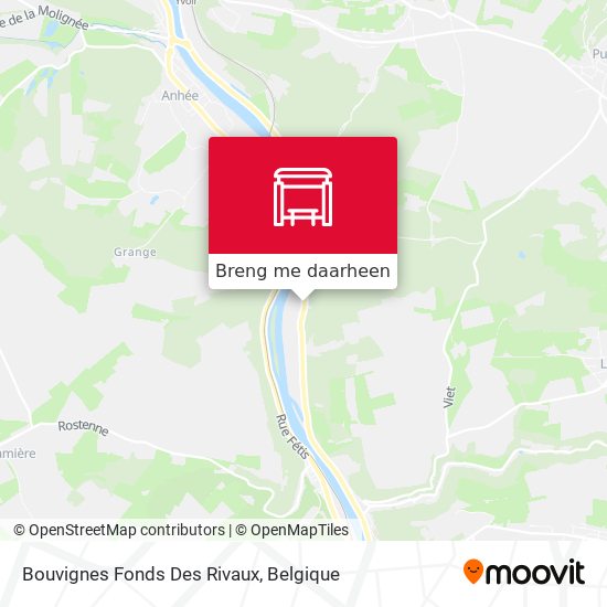 Bouvignes Fonds Des Rivaux kaart