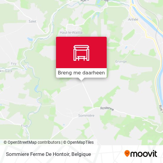 Sommiere Ferme De Hontoir kaart