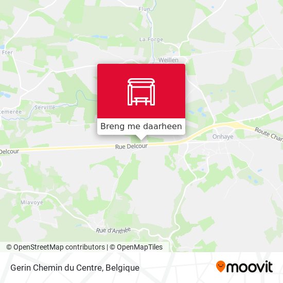 Gerin Chemin du Centre kaart
