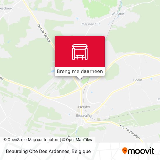 Beauraing Cité Des Ardennes kaart