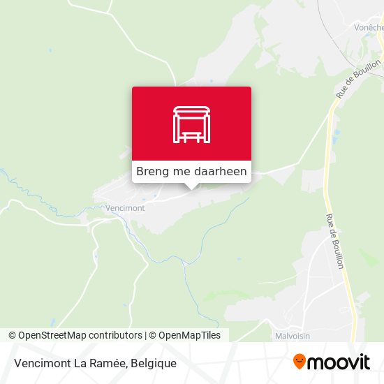 Vencimont La Ramée kaart