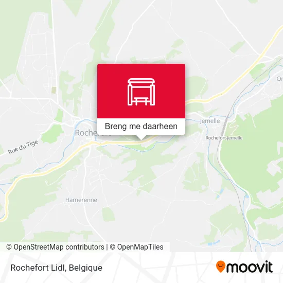 Rochefort Lidl kaart