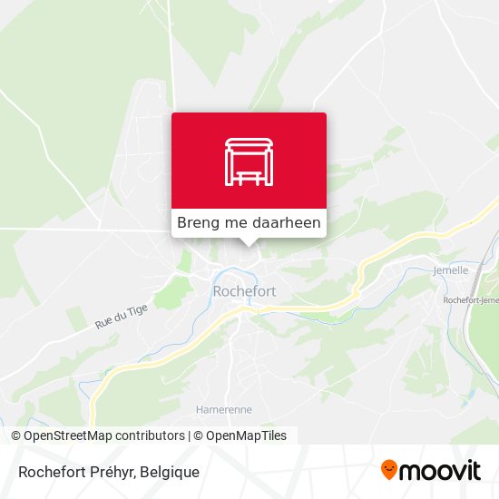 Rochefort Préhyr kaart