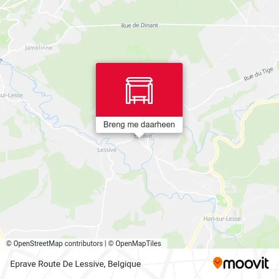 Eprave Route De Lessive kaart