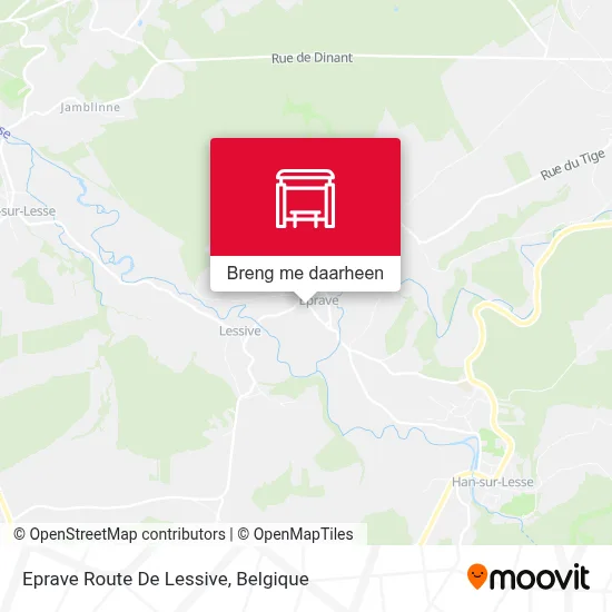 Eprave Route De Lessive kaart