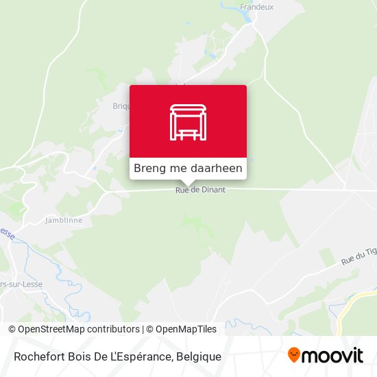 Rochefort Bois De L'Espérance kaart