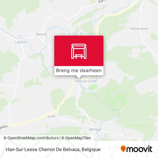 Han-Sur-Lesse Chemin De Belvaux kaart
