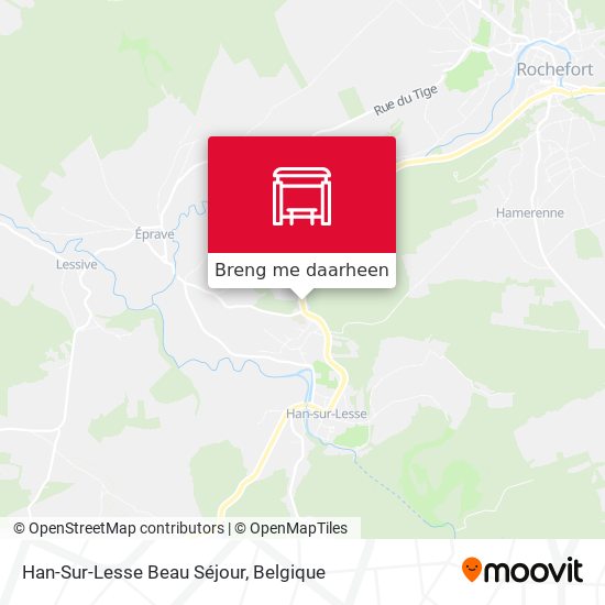 Han-Sur-Lesse Beau Séjour kaart