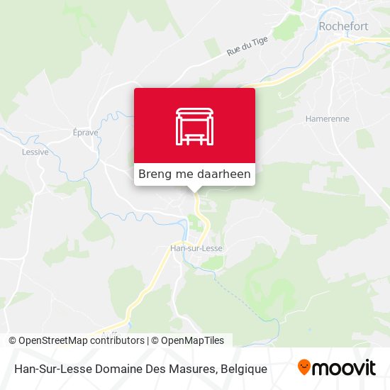 Han-Sur-Lesse Domaine Des Masures kaart