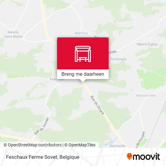 Feschaux Ferme Sovet kaart