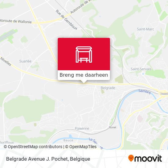 Belgrade Avenue J. Pochet kaart