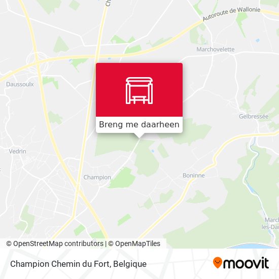 Champion Chemin du Fort kaart