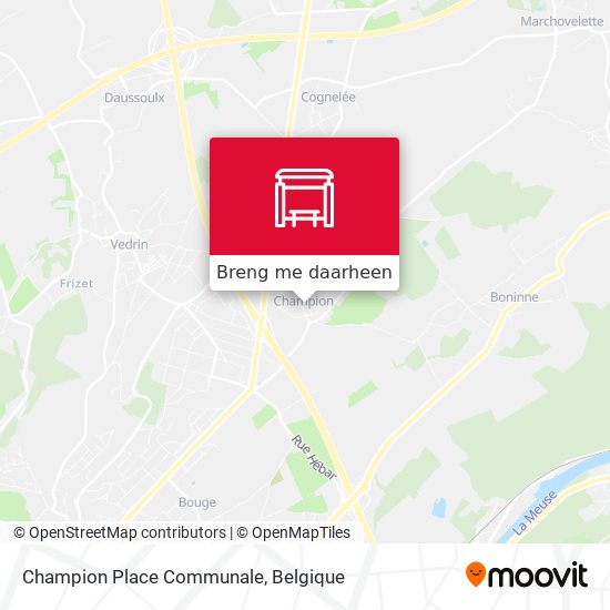Champion Place Communale kaart