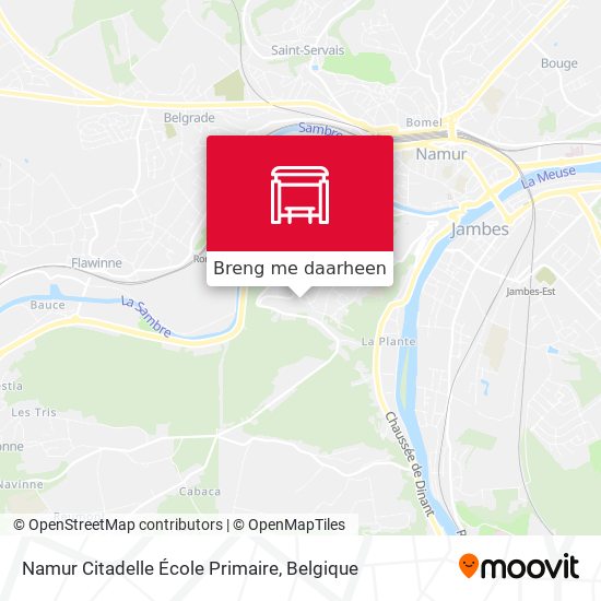 Namur Citadelle École Primaire kaart