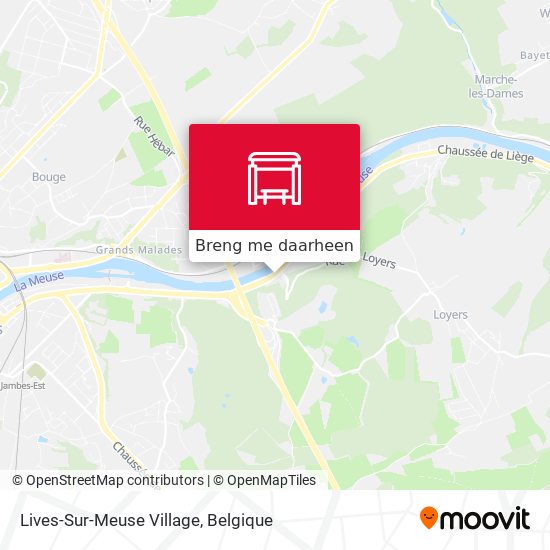 Lives-Sur-Meuse Village kaart