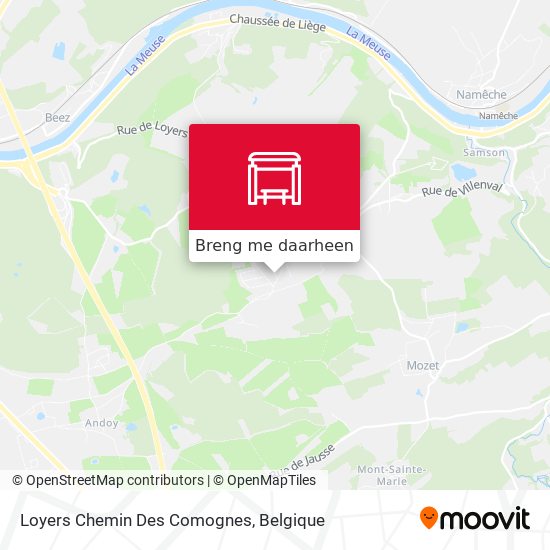 Loyers Chemin Des Comognes kaart