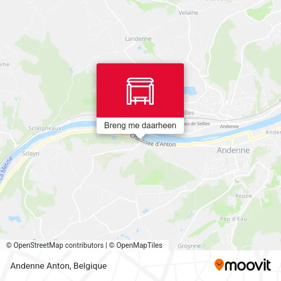 Andenne Anton kaart