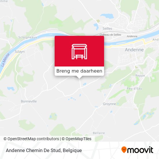 Andenne Chemin De Stud kaart