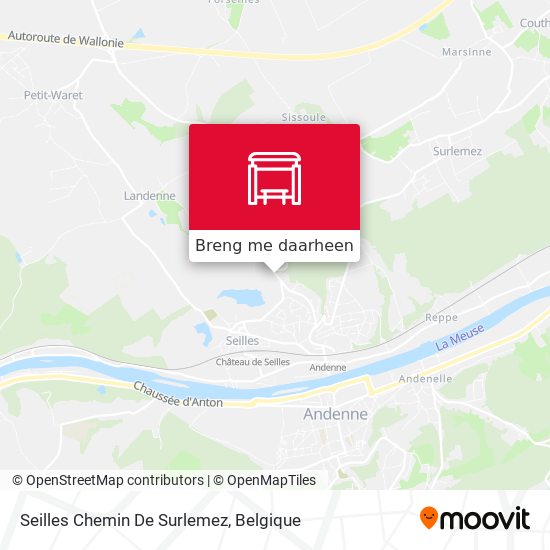 Seilles Chemin De Surlemez kaart