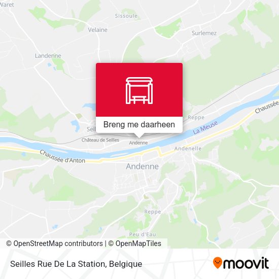 Seilles Rue De La Station kaart