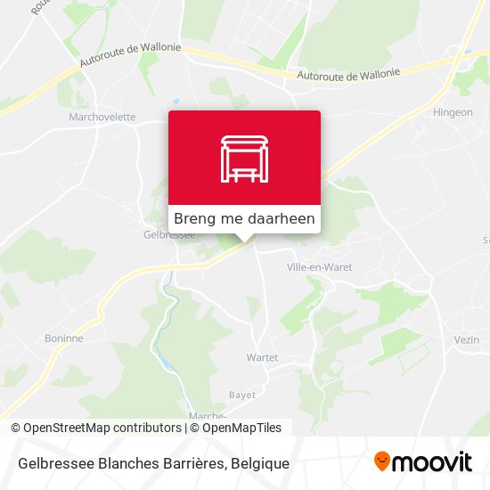 Gelbressee Blanches Barrières kaart