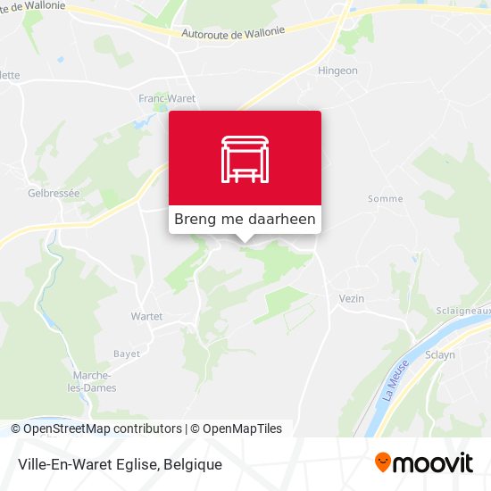 Ville-En-Waret Eglise kaart