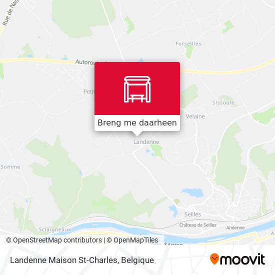Landenne Maison St-Charles kaart