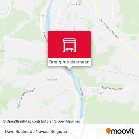Dave Rocher du Néviau kaart