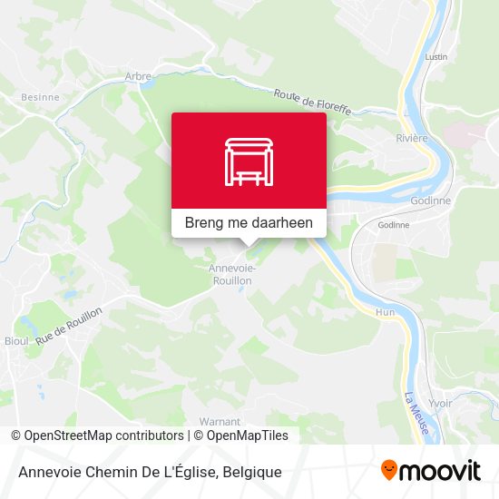 Annevoie Chemin De L'Église kaart