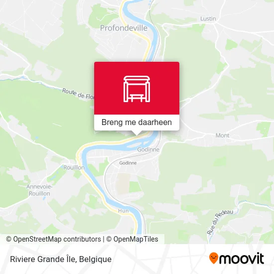 Riviere Grande Île kaart