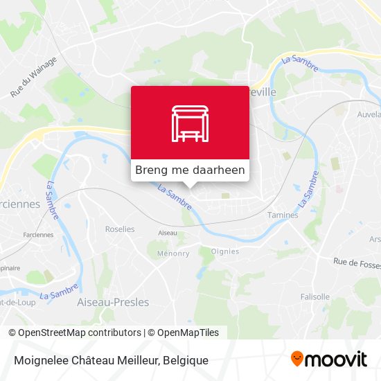 Moignelee Château Meilleur kaart