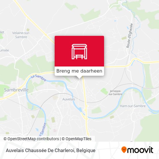 Auvelais Chaussée De Charleroi kaart