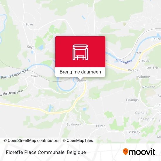 Floreffe Place Communale kaart