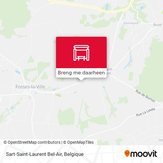 Sart-Saint-Laurent Bel-Air kaart