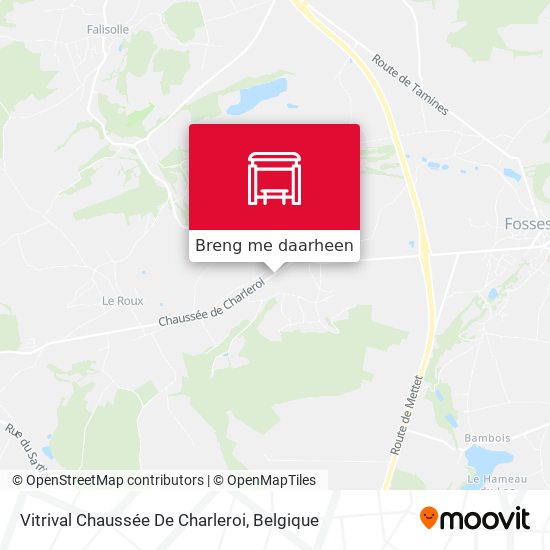 Vitrival Chaussée De Charleroi kaart