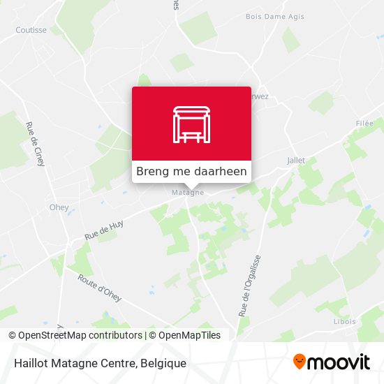 Haillot Matagne Centre kaart