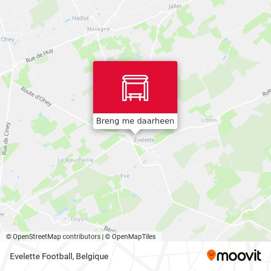 Evelette Football kaart