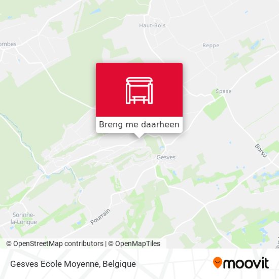 Gesves Ecole Moyenne kaart