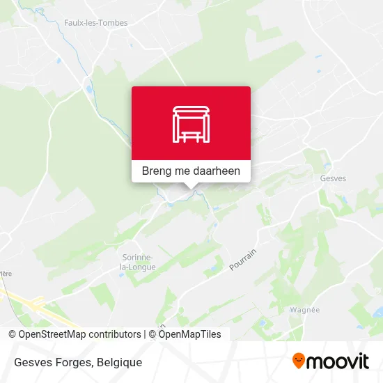 Gesves Forges kaart