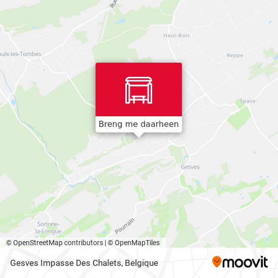 Gesves Impasse Des Chalets kaart