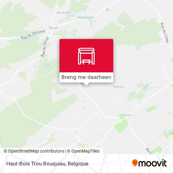Haut-Bois Trou Bouquiau kaart